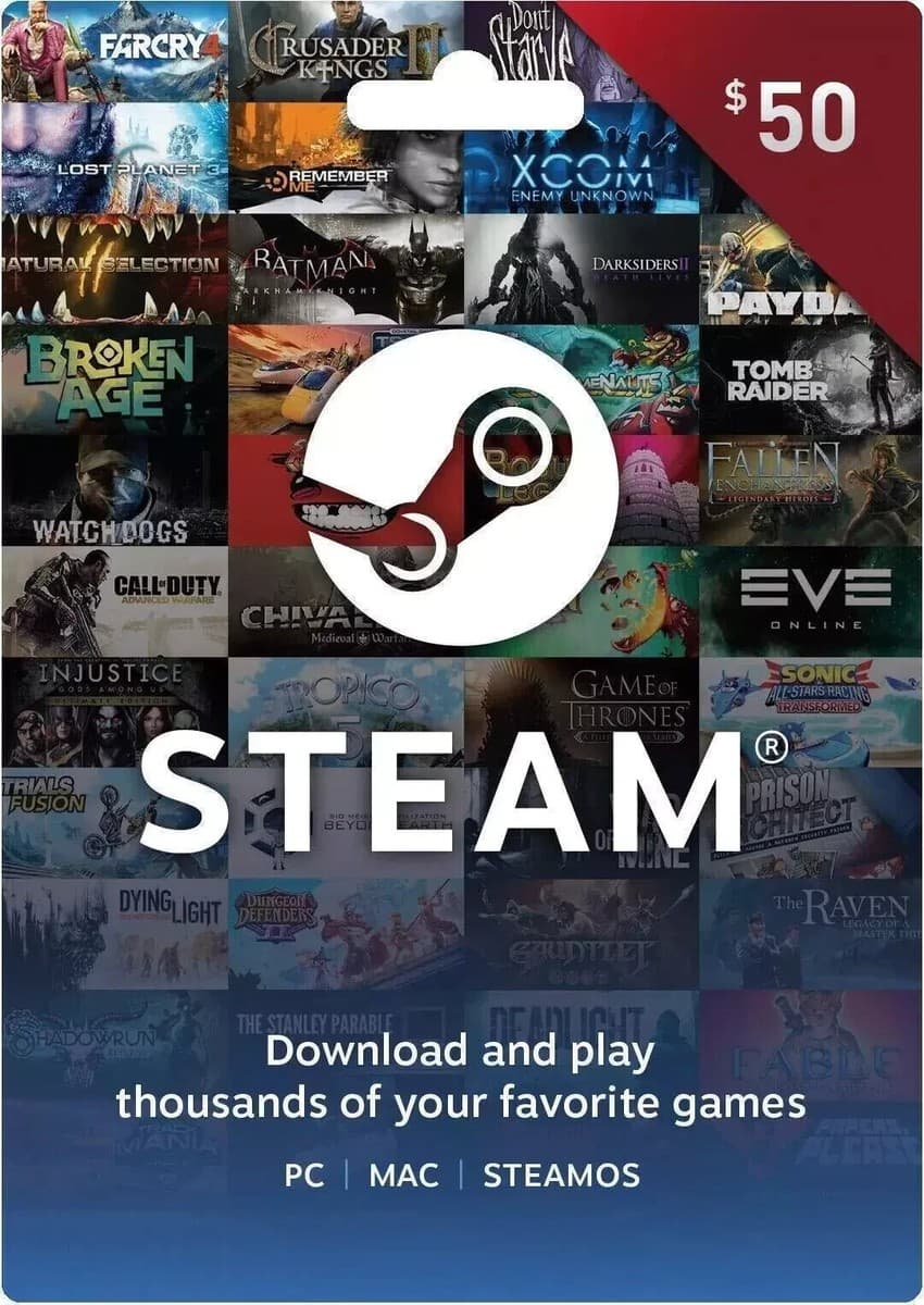 Steam Wallet Gift Card — AED (UAE)